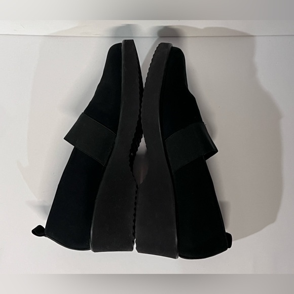 DONALD PLINER Black nylon SI CORA slip on shoes size 9N. - Picture 5 of 7